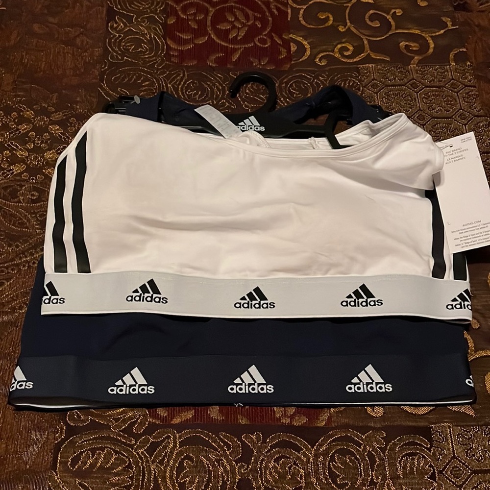 Adidas 2 Pack Cotton Sports Bras
